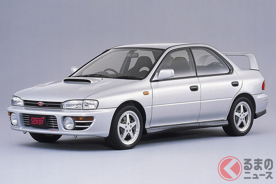 ボクサーエンジンの咆哮が印象的だった「インプレッサWRX STi」