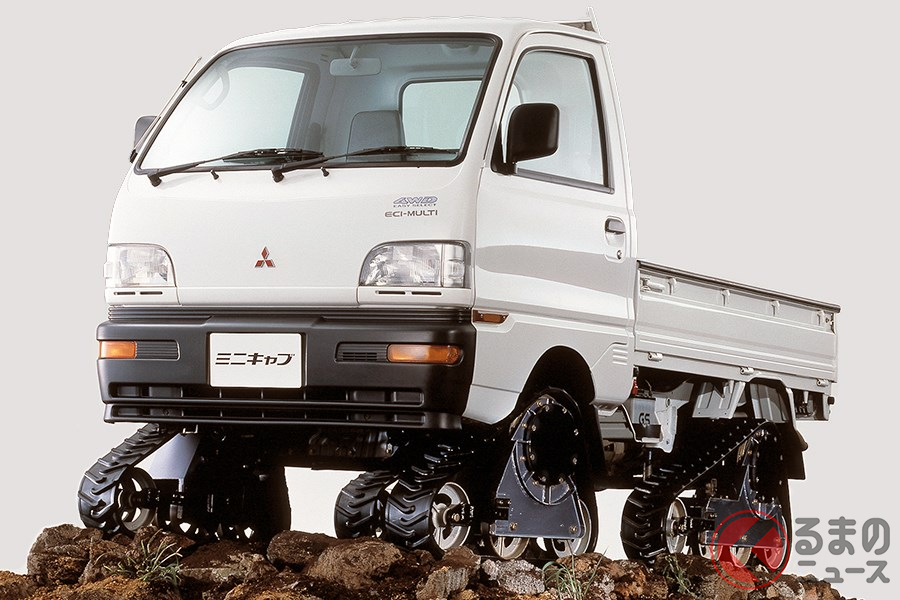 「ミニキャブトラック4クローラー」なら道なき道もへっちゃら!
