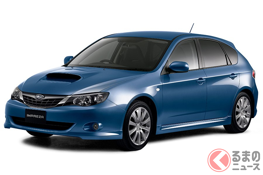 ボンネットのエアインテークで控えめに主張する「インプレッサ S-GT」