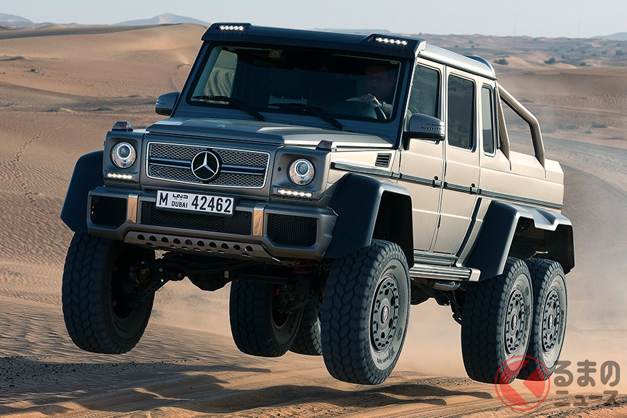 あらゆる道を走破できる性能が与えられた6輪駆動車「G63 AMG 6x6」