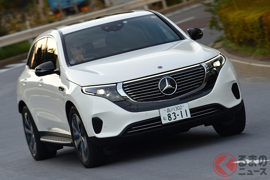 「EQC400 4MATIC」の0-100km/h加速は5.1秒。航続距離は400km(WLTCモード)