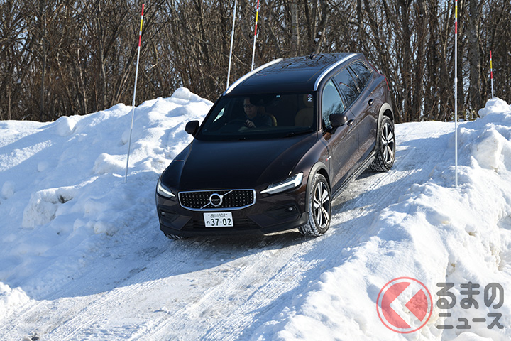 約30度の下り勾配もヒルディセントコントロールのおかげで楽に走行できた