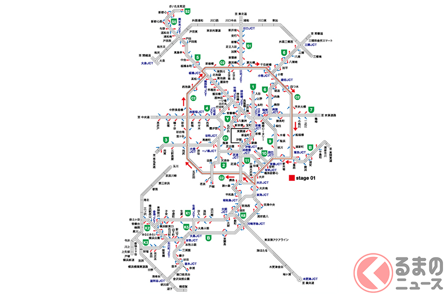 高速周回コース/C2周回は、1周約47kmのコースだ