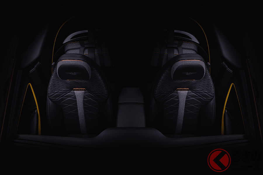 公開されたベントレーマリナー「Bacalar」のラップアラウンドデザインのイメージ