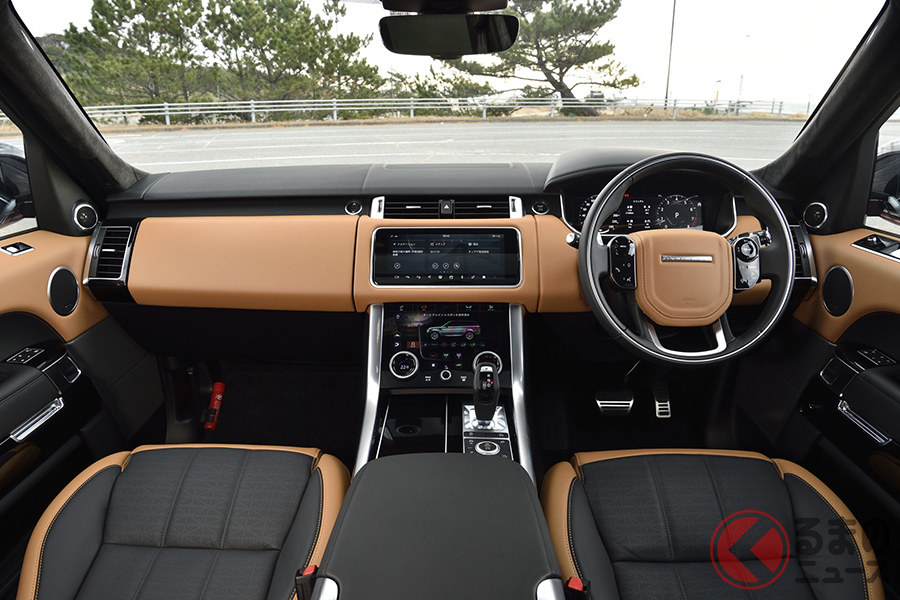 高級感、快適性、機能性を備えたレンジローバー スポーツのインテリア