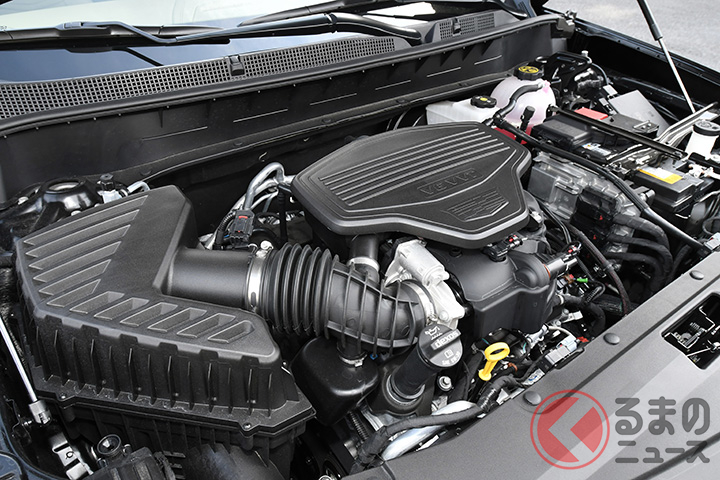 定評ある3.6リッターV6直噴エンジン。自然吸気らしい自然なレスポンスが魅力