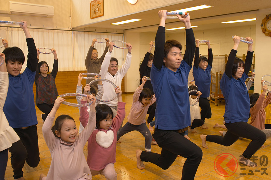 「ハンドルぐるぐる体操」のイメージ