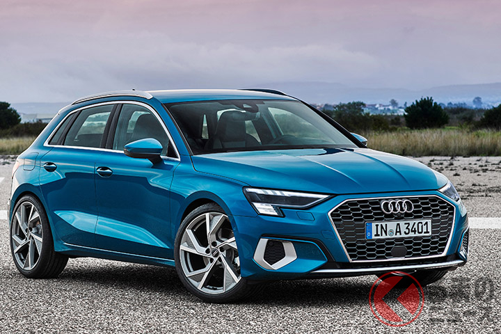 アウディ新型「A3スポーツバック」の全長は現行型よりも約30mm長い4340mm