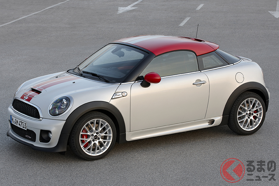 2011年9月に登場した「MINIクーペ」。現行のMINIラインナップでは存在していない