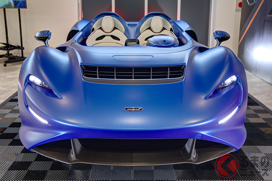 有明マクラーレン クオリファイド東京で日本初公開されたマクラーレン「エルバ」