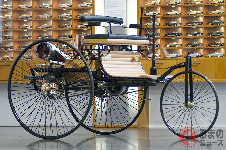 内燃機関で走る世界初の自動車「パテント・モトールヴァーゲン」