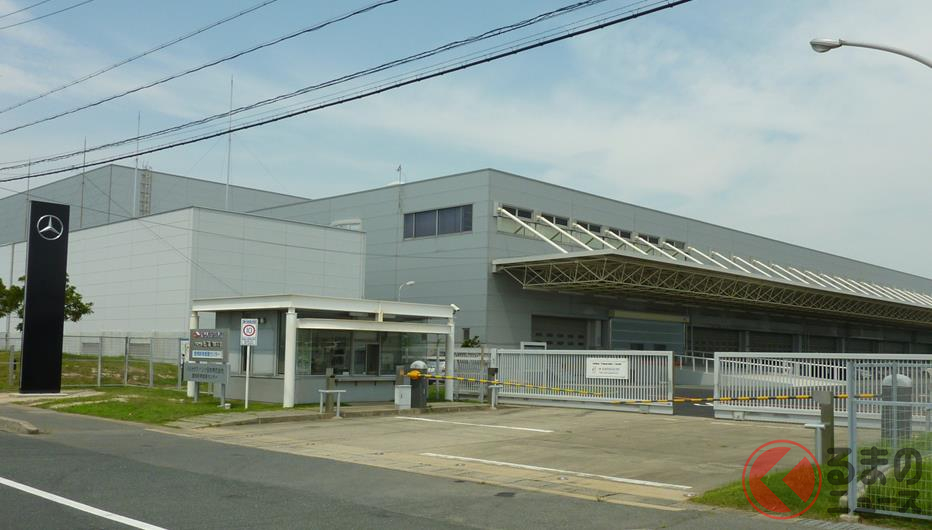 愛知県豊橋市にあるメルセデス・ベンツ日本の豊橋新車整備センター