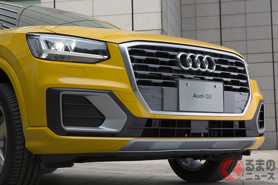 アウディQ2は全長4200mm×全幅1795mm×全高1500mm。プレミアムコンパクトSUVだ