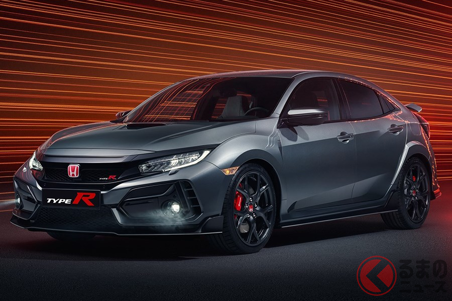 ややおとなしめな外観となっている「シビックタイプR スポーツライン」