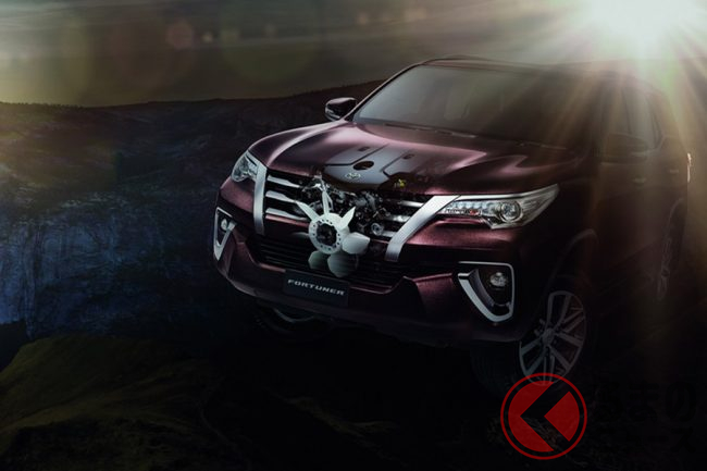 トヨタの隠れた7人乗り大型suv ツリ目がイカす フォーチュナー はどんな四駆 くるまのニュース