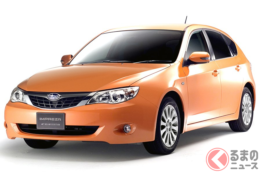 鮮やかなオレンジが似合う「インプレッサ ビームスエディション」