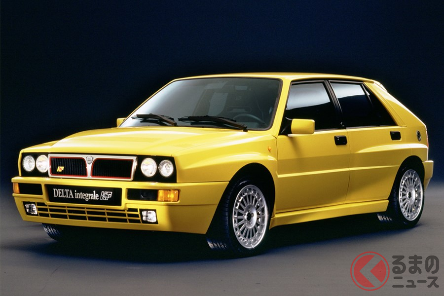 ランエボやインプが目指したラリーマシンの「デルタHF インテグラーレ」(画像はエボルツィオーネII)