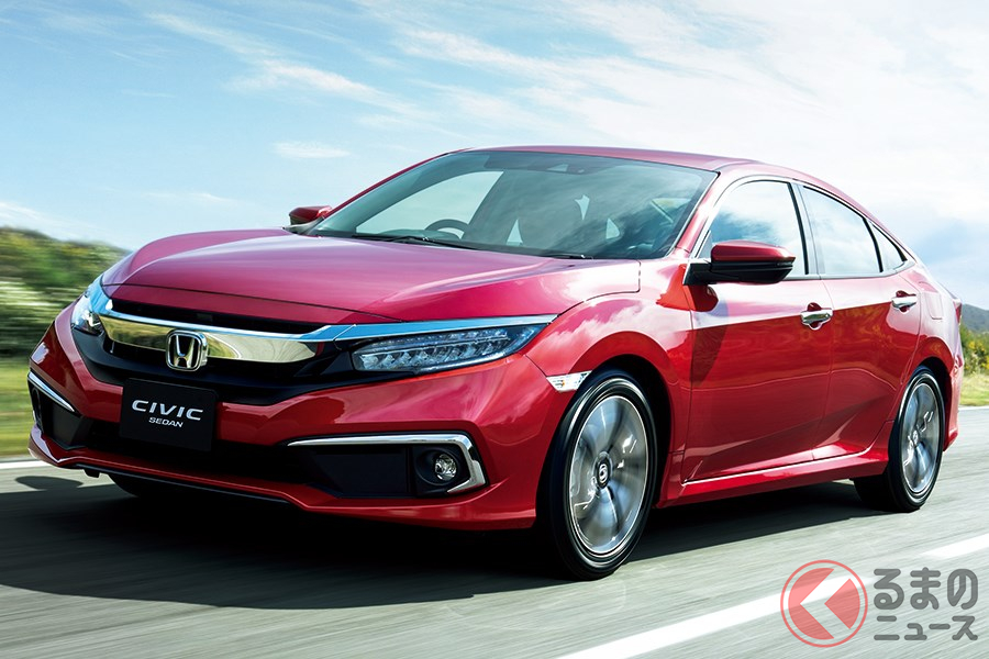 北米市場を主戦場として大型化した「シビックセダン」