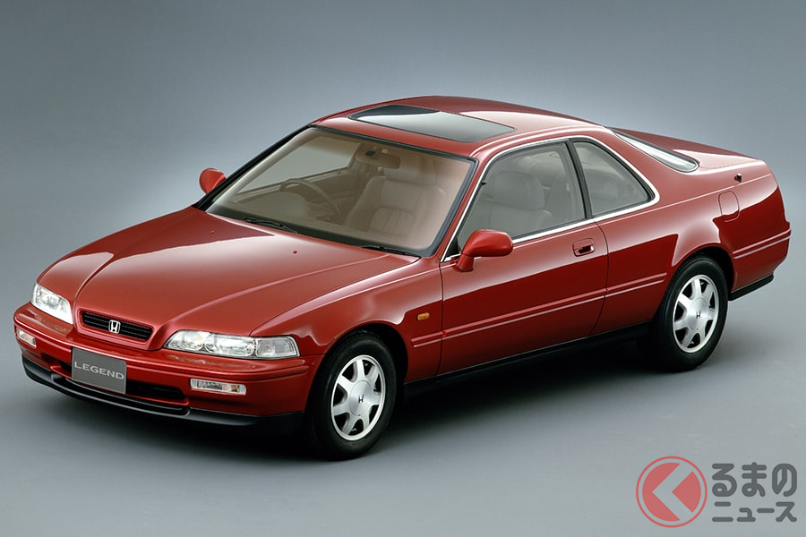 大柄なボディを巧みに使った美しいデザインの「レジェンドクーペ」