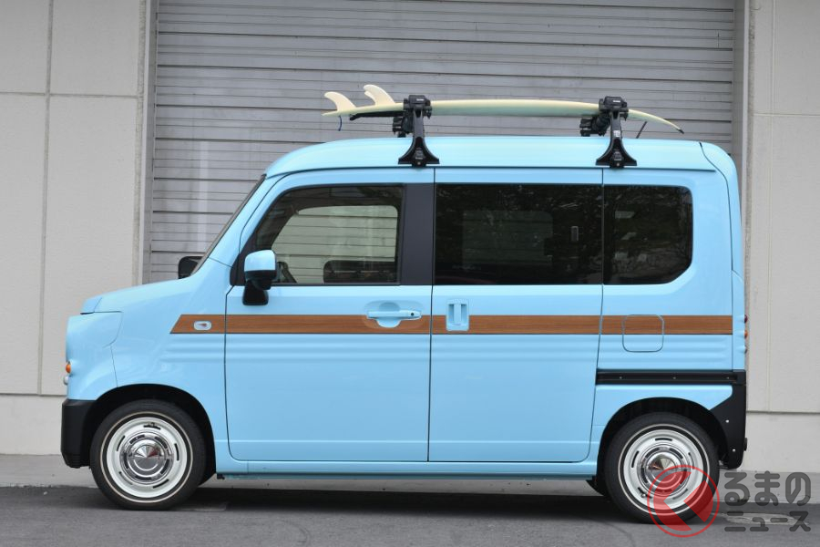ホンダ N Van がレトロ調に大変身 80年代風カスタムを提案したワケとは くるまのニュース ホンダ N Van がレトロ調に大変身 80年代風カスタムを提案したワケとは くるまのニュース