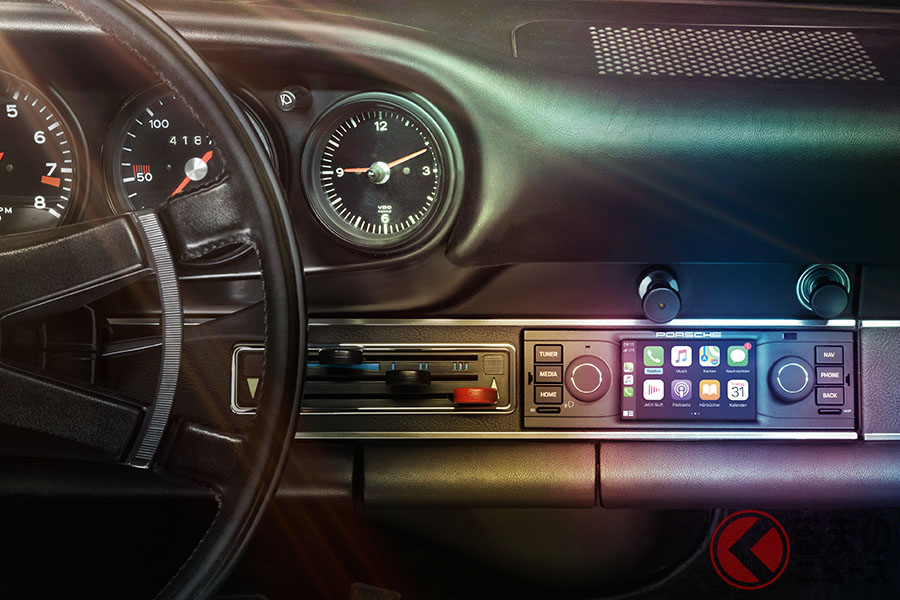 1DINサイズのPCCM(ポルシェ・クラシック・コミュニケーション・マネージメント)