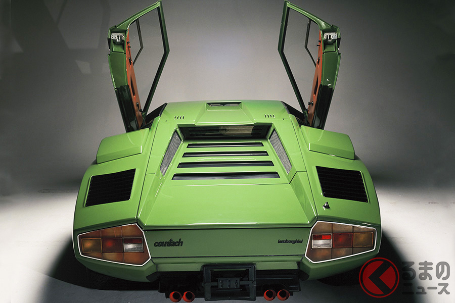 ランボルギーニ「カウンタック」。当時の少年たちの一番の憧れのクルマだった
