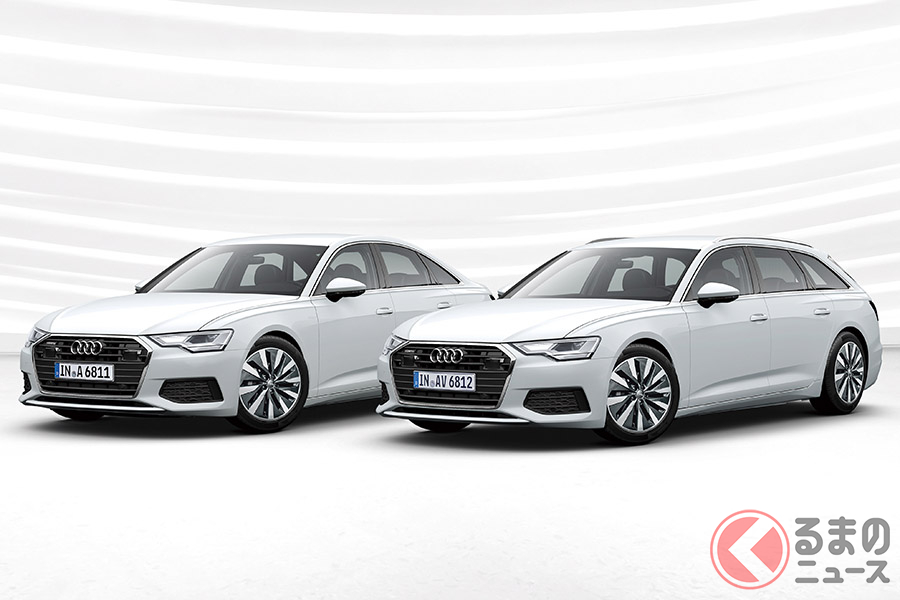 アウディ「A6セダン」(左)「A6アバント」(右) 40 TDIクワトロ