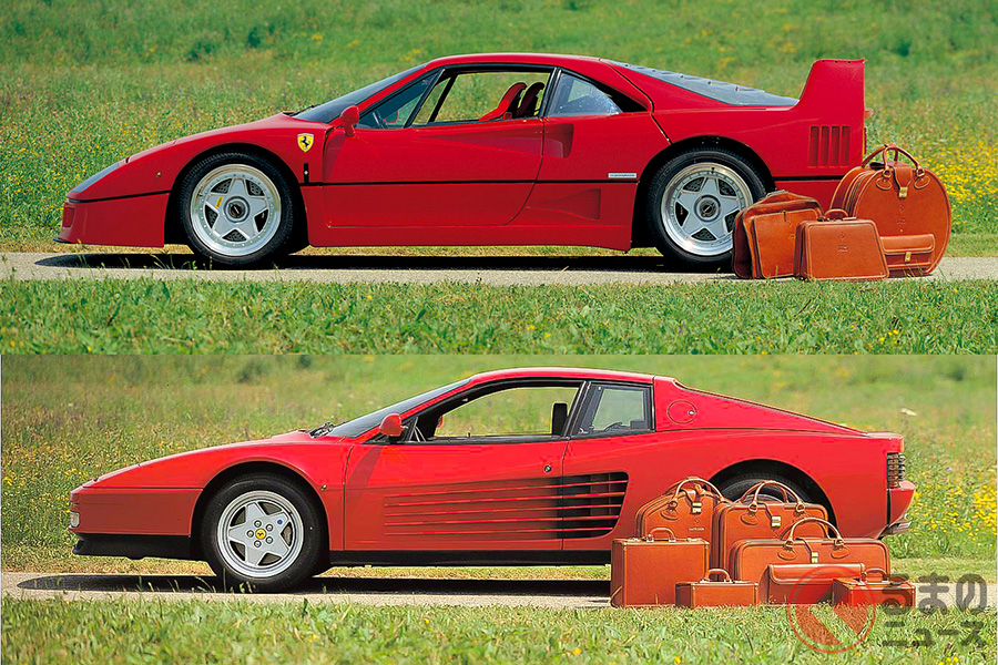 スケドーニは、フェラーリF40やテスタロッサのトラベルバッグを手掛けていた