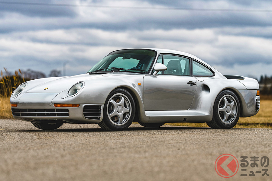 ポルシェ959は、トータルで292台が生産されたうちの263台は豪華な内装や装備を持つコンフォート仕様である(C)2020 Courtesy of RM Sotheby's