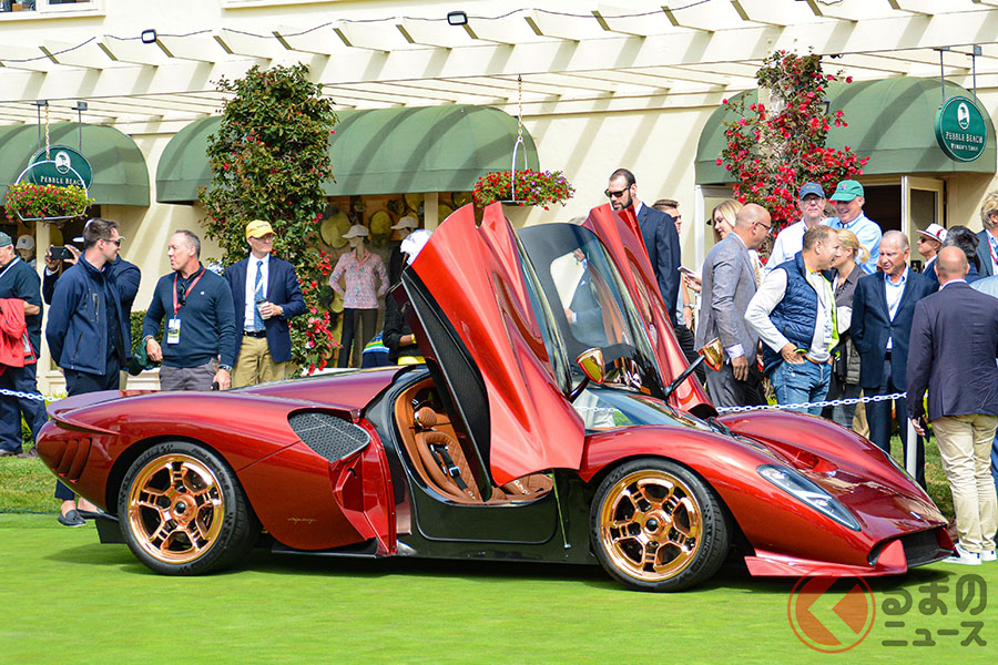 ペブルビーチで見かけたデ・トマソP72(撮影:武田公実)