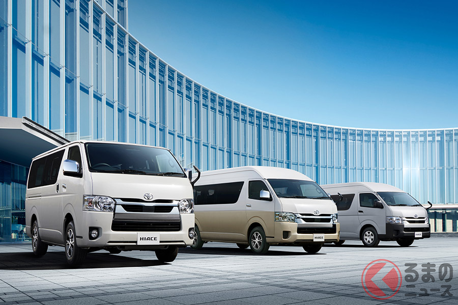 一部改良が施されたトヨタ「ハイエースバン スーパーGL 標準ボディ 2WD ディーゼル車」