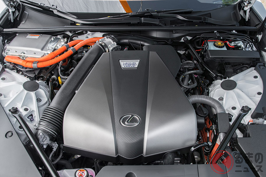 LC500に搭載されたV型8気筒エンジン