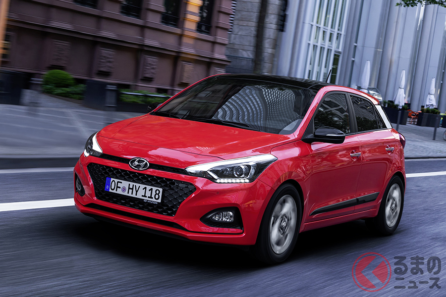 ヒュンダイ「i20」。以前日本でも販売されていたヒュンダイ「TB」の後継にあたるモデルだ
