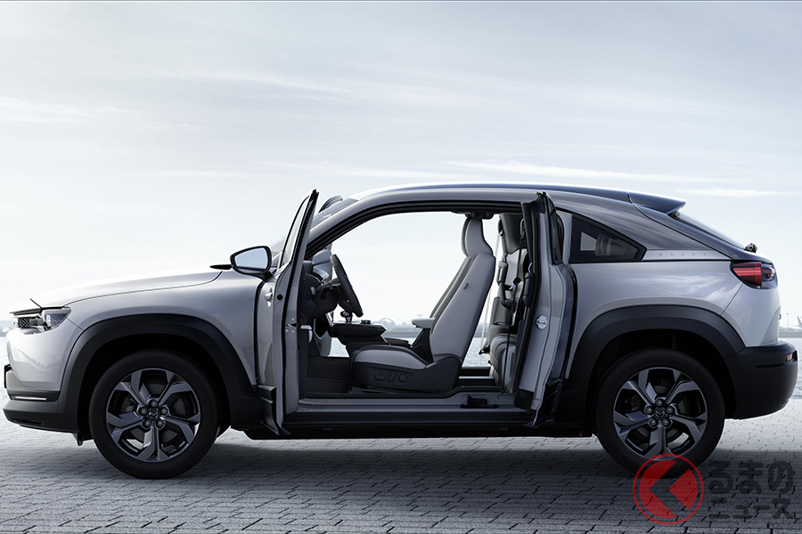 5月19日から生産がスタートしたマツダ初の量産EV、「MX-30」