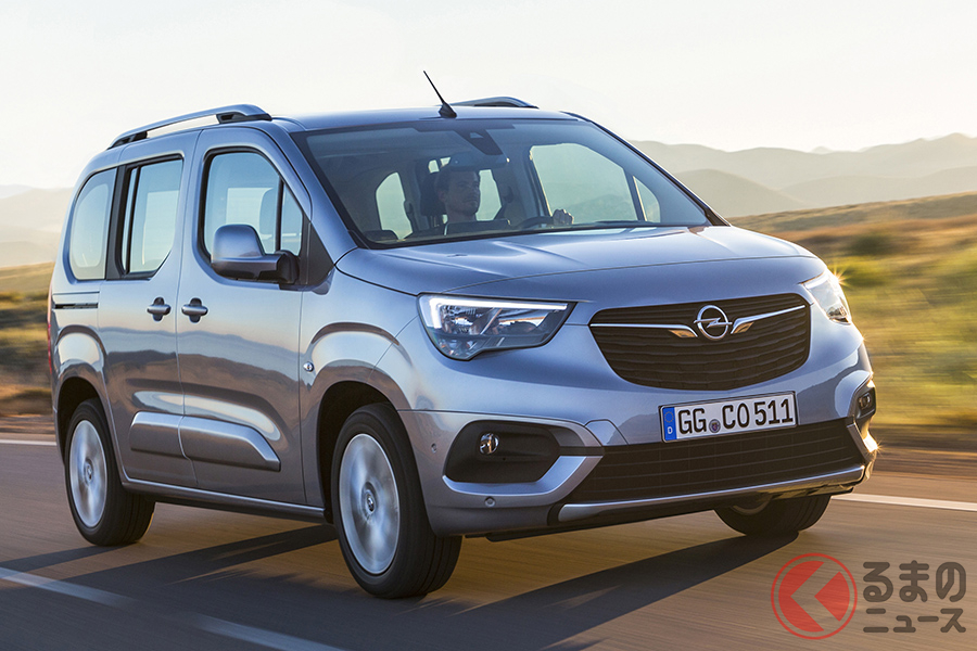 2021年に日本上陸予定の2列シートミニバン、オペル「コンボライフ」