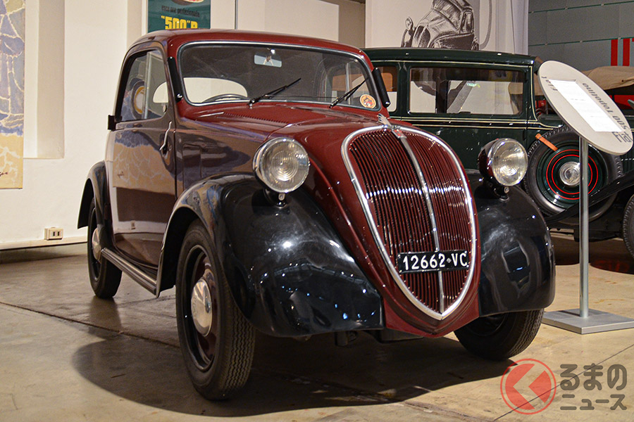 「トポリーノ(ハツカネズミ)」愛称で親しまれた、初代フィアット500