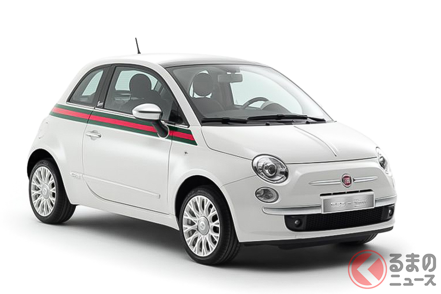 2代目のデザインを現代に蘇らせた3代目500。写真はグッチ仕様