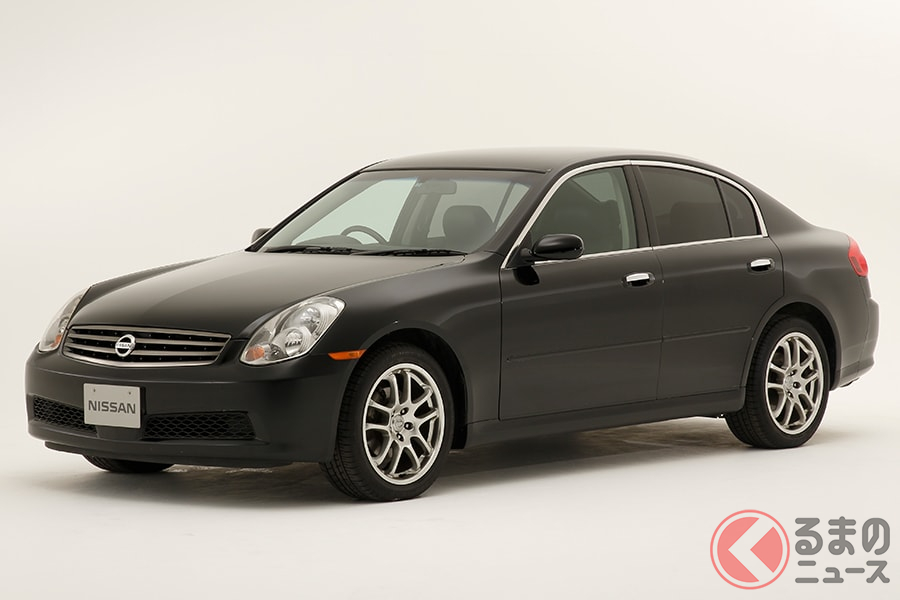 ラグジュアリーなモデルながらスポーティさを強調した「スカイライン 350GT」