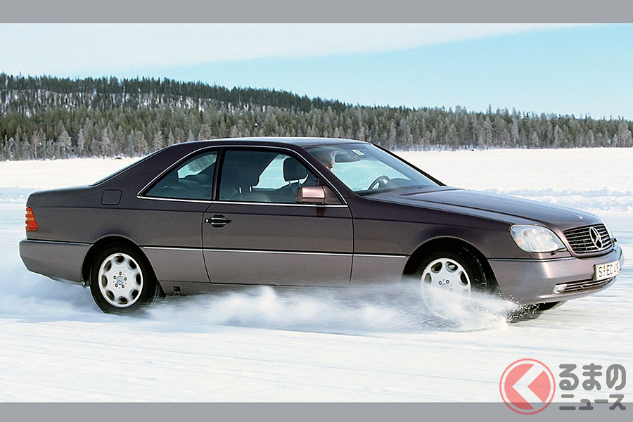 1995年に世界で初めてESPが標準装備されたメルセデス・ベンツ「S600クーペ」（W140型）