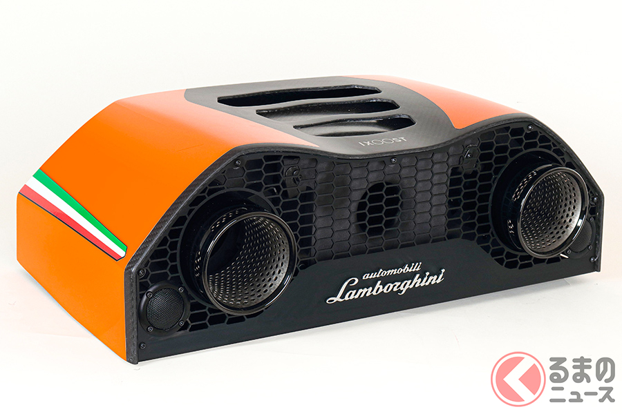 iXOOST AVALANは、ランボルギーニのオフィシャルプロダクトであるスピーカーだ