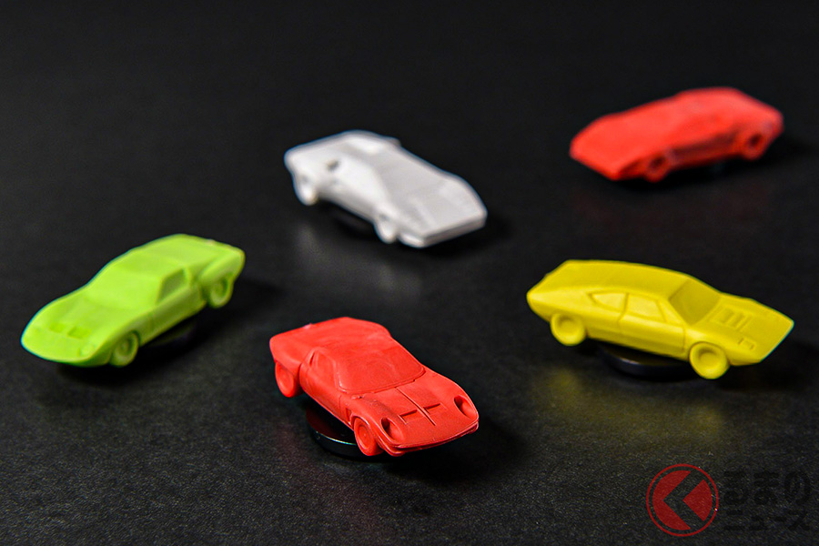 アウトモビリ・ランボルギーニ公認のスーパーカー消しゴム