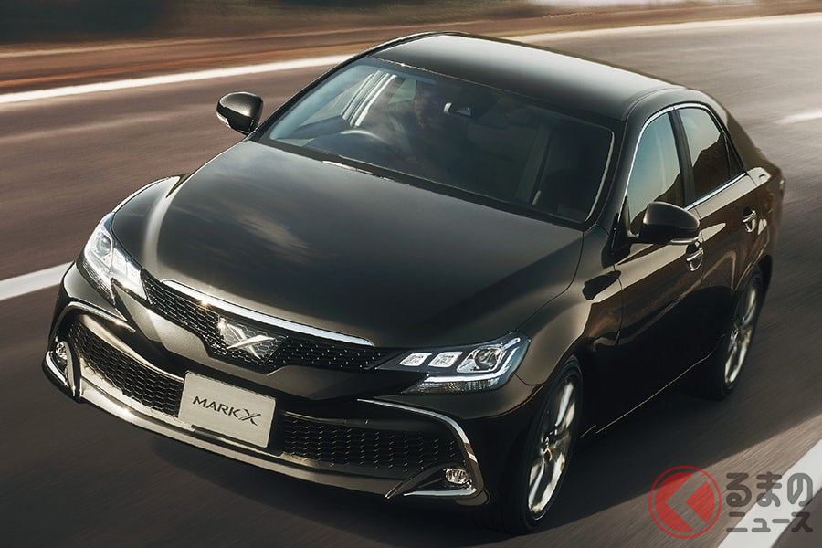 派手すぎないスポーティさがカッコよかった「マークX」(画像は「250S ファイナルエディション」)