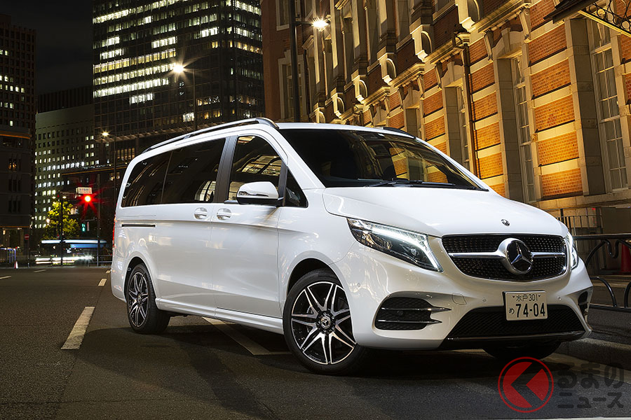 ミニバンとはいえ、メルセデス・ベンツらしい堂々としていながらとても落ち着いた佇まいのVクラス