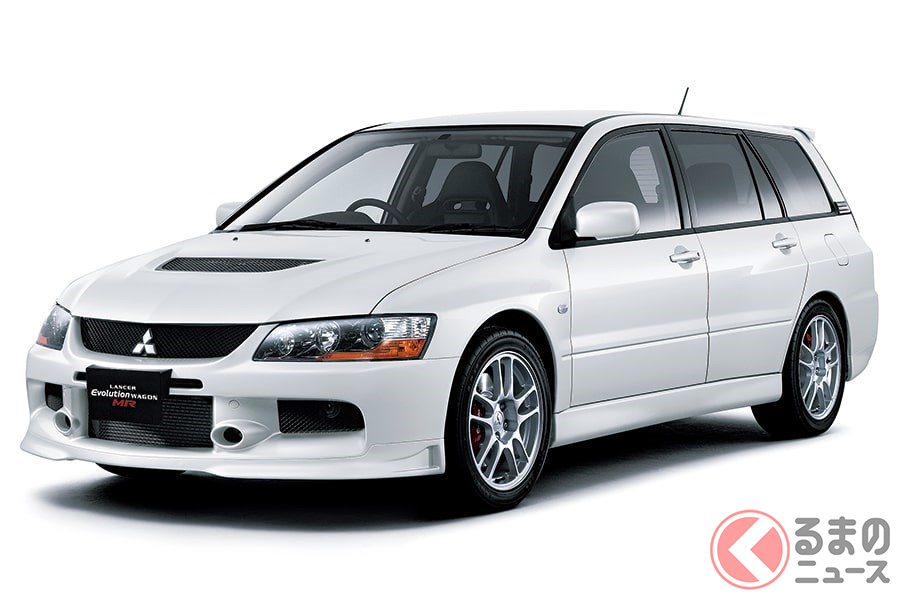短期間でしか販売されなかったレアモデルの「ランサーエボリューションワゴン」