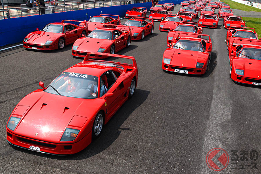 バブル期には、2億円というプライスタグもついたフェラーリF40