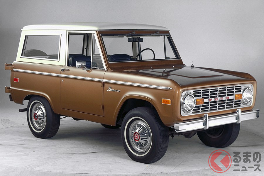 スクエアなボディとフロントフェイスが特徴的な「ブロンコ」