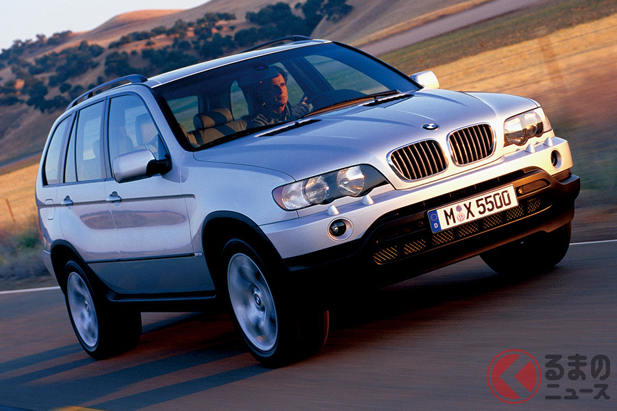 2000年に登場したBMW初のSUV(BMWではSAVと呼ぶ)「X5」