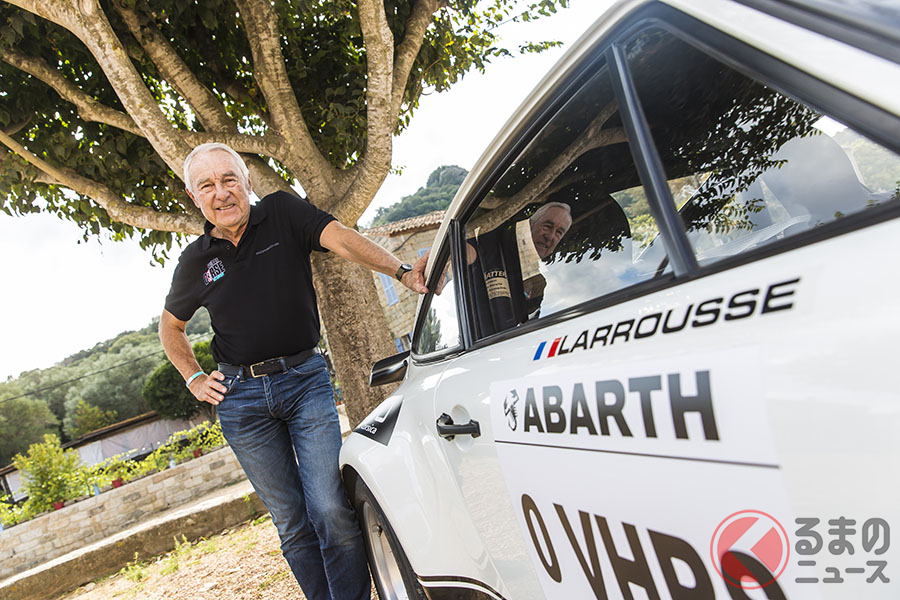 2017年、ポルシェ博物館で開催された「ツール・ド・コルス ヒストリー」に参加したときのジェラール・ラルース