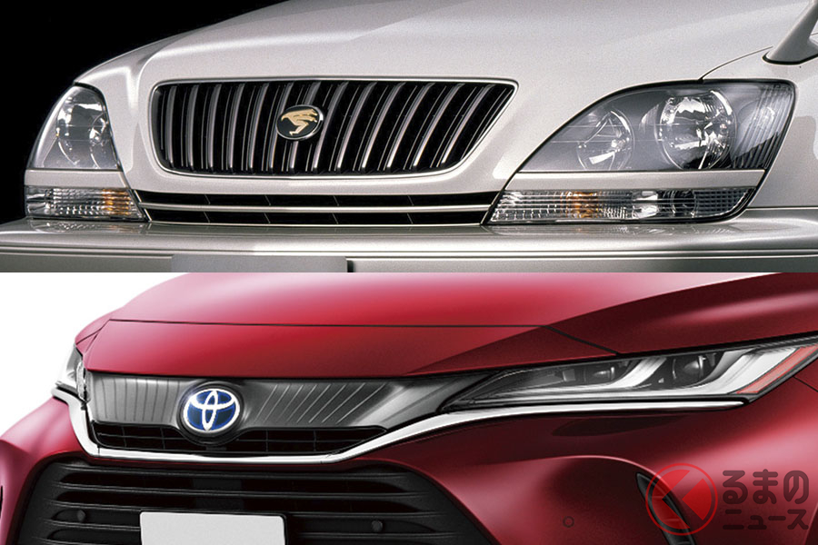 トヨタ新型「ハリアー」と初代「ハリアー」