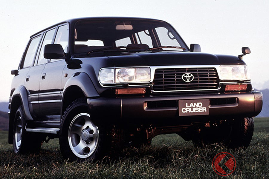 ランドクルーザー80系は角張ったデザインが魅力的だった